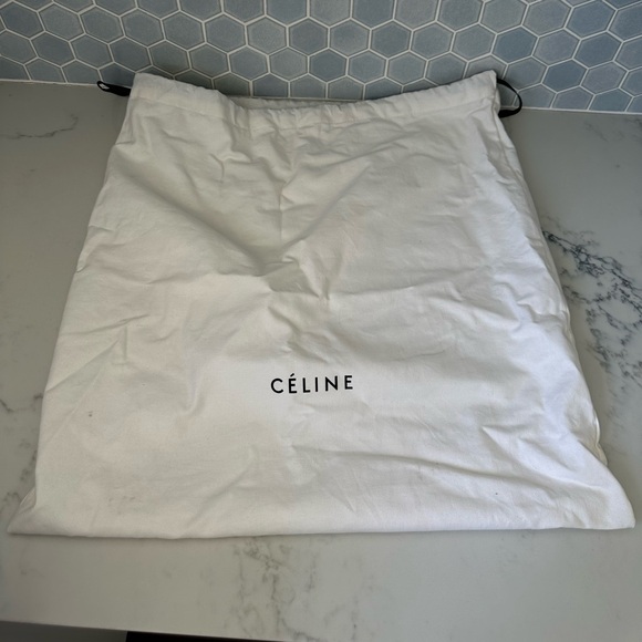 Vintage CELINE Python-trimmed trapeze bag - Picture 16 of 16